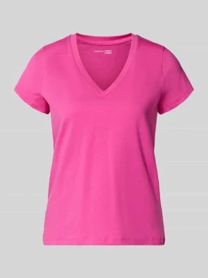 T-shirt z dekoltem w serek w kroju regular fit Schiesser