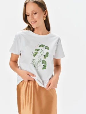 T-shirt z delikatnym nadrukiem Top Secret