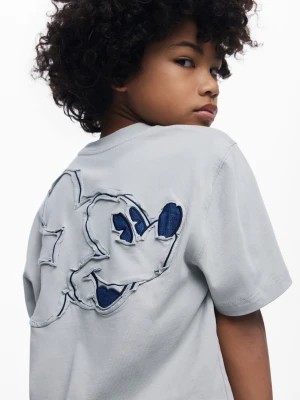 T-shirt z denimu Mickey Mouse™ Desigual