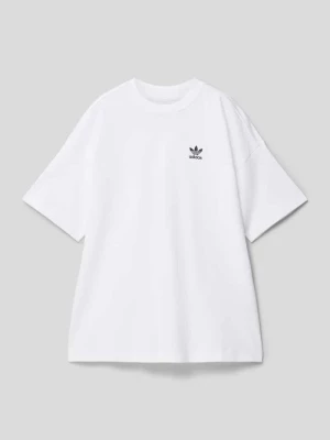 T-shirt z detalami z logo adidas Originals