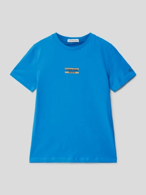 T-shirt z detalami z logo Calvin Klein Jeans