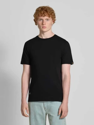 T-shirt z detalami z logo i okrągłym dekoltem alpha industries