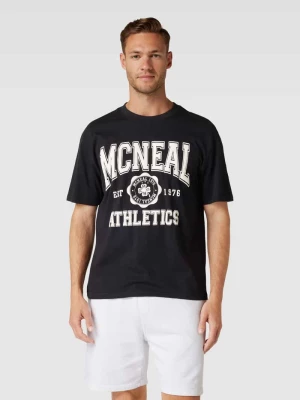 T-shirt z detalami z logo MCNEAL