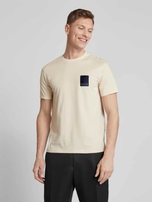 T-shirt z detalem z logo Armani Exchange