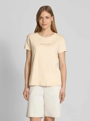 T-shirt z detalem z logo Armani Exchange