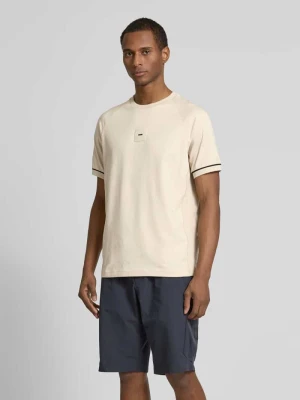 T-shirt z detalem z logo BOSS Green