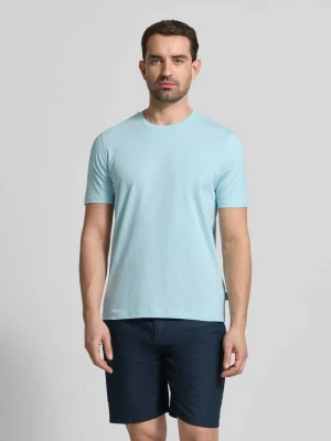 t-shirt z detalem z logo Bugatti