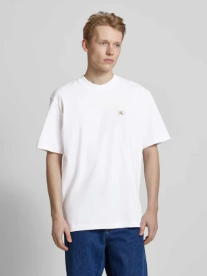 T-shirt z detalem z logo Calvin Klein Jeans