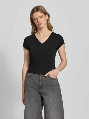 T-shirt z detalem z logo Calvin Klein Jeans