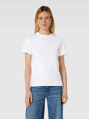 T-shirt z detalem z logo Calvin Klein Womenswear