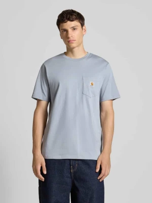 T-shirt z detalem z logo Carhartt Work In Progress
