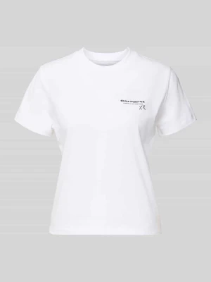 T-shirt z detalem z logo Carhartt Work In Progress