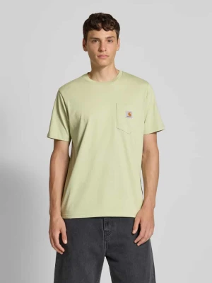 T-shirt z detalem z logo Carhartt Work In Progress