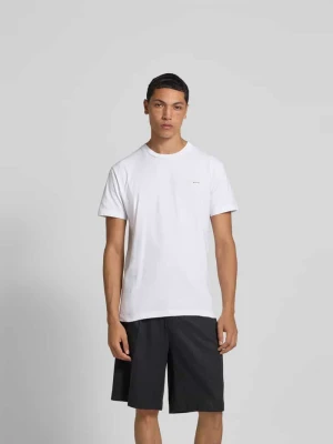 T-shirt z detalem z logo Dsquared2 Biały