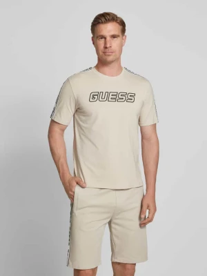 T-shirt z detalem z logo Guess Activewear