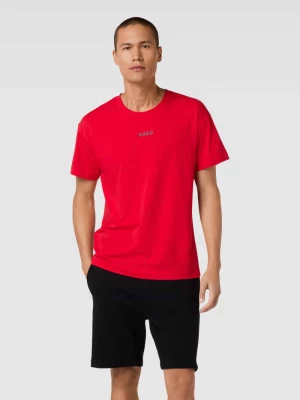 T-shirt o kroju oversized z nadrukiem z logo model ‘Linked’ HUGO