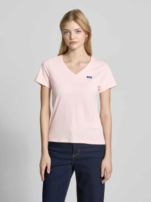 T-shirt z detalem z logo Hugo Blue
