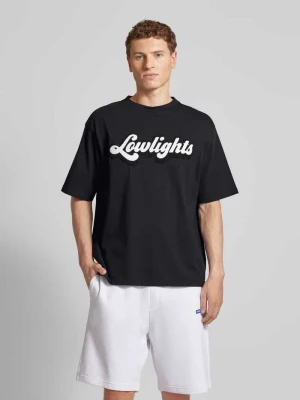 T-shirt z detalem z logo Low Lights Studios