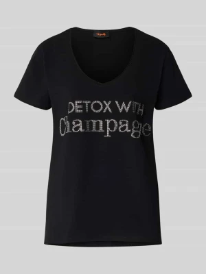 T-shirt z detalem z logo miss goodlife