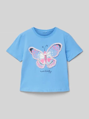 T-shirt z detalem z logo model ‘DITTO’ name it