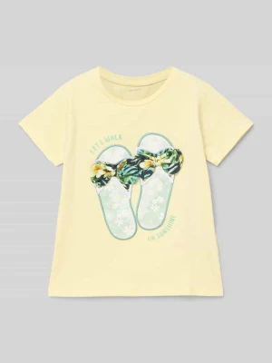 T-shirt z detalem z logo model ‘FIWI’ name it