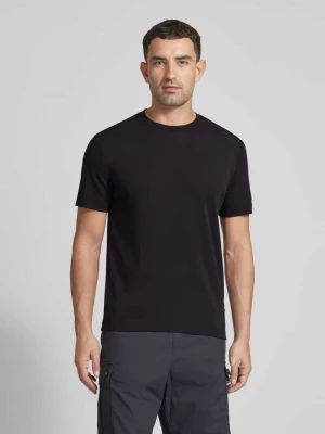 T-shirt z detalem z logo model ‘MIX MEDIA’ CK Calvin Klein