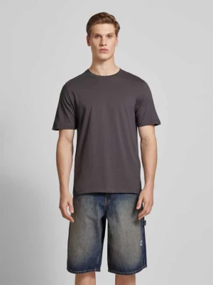 T-shirt z detalem z logo model ‘ORGANIC’ jack & jones