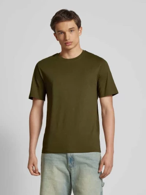 T-shirt z detalem z logo model ‘ORGANIC’ jack & jones