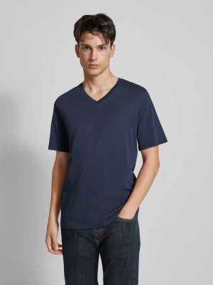 T-shirt z detalem z logo model ‘ORGANIC’ jack & jones