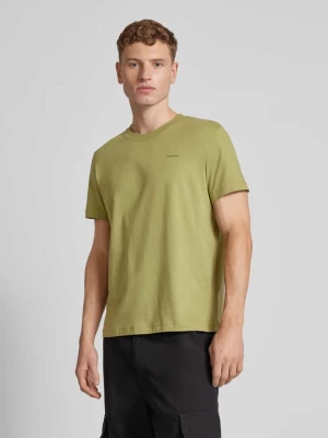 T-shirt z detalem z logo w zestawie 2 szt. Calvin Klein Jeans