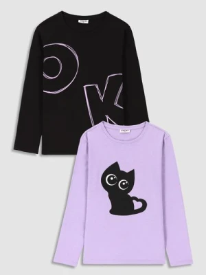 T-shirt z długim rękawem 2 pack MOKIDA
