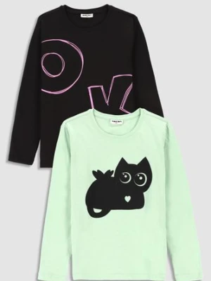 T-shirt z długim rękawem 2 pack MOKIDA