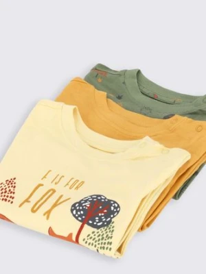 T-shirt z długim rękawem 3 pack MOKIDA