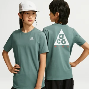 T-shirt z dżerseju dla dużych dzieci ACG - Szary Nike