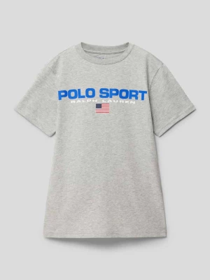 T-shirt z efektem melanżu Polo Sport