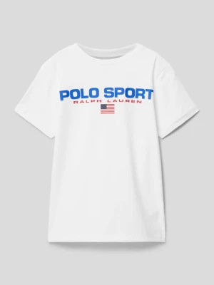 T-shirt z efektem melanżu Polo Sport