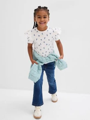 T-shirt z elastycznej mieszanki bawełny organicznej bonprix