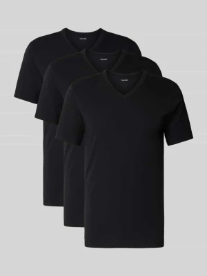 Zdjęcie produktu t-shirt z elastycznym paskiem z logo w wielopak: 3 szt. Calvin Klein Underwear