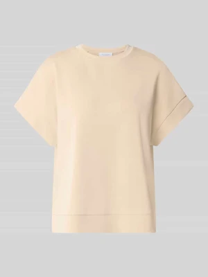 T-shirt z elastycznymi wykończeniami Rich & Royal Beżowy