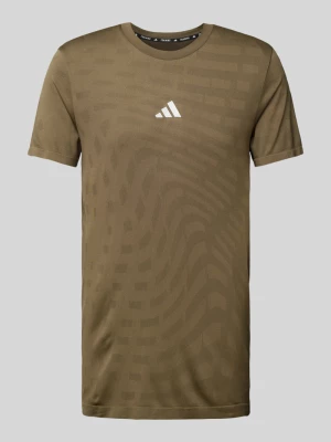 T-shirt z fakturowanym wzorem Adidas Training