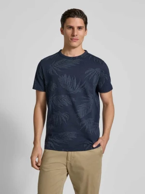 T-shirt z fakturowanym wzorem Lerros