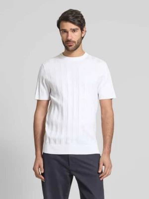 T-shirt z fakturowanym wzorem lindbergh