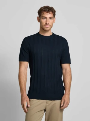 T-shirt z fakturowanym wzorem lindbergh