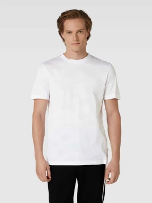 T-shirt z fakturowanym wzorem model ‘Tiburt’ Boss