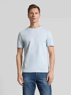 T-shirt z fakturowanym wzorem model ‘TIBURT’ Boss