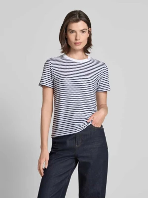T-shirt z fakturowanym wzorem monari