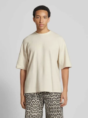 T-shirt z fakturowanym wzorem REVIEW