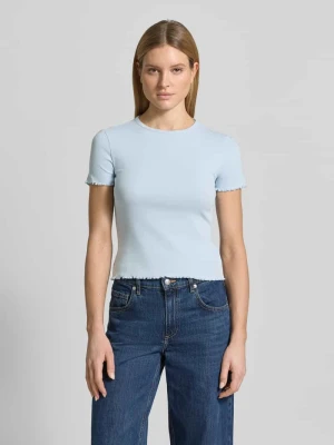 T-shirt z falistym brzegiem Jake*s Casual