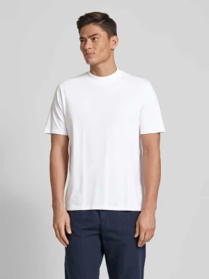 T-shirt z golfem model ‘Big Collar’ Rotholz