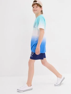 T-shirt z gradientowym nadrukiem z bawełny organicznej bonprix